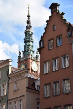GDANSK, POLAND - 19 Ağustos 2019 'da Polonya' nın Gdansk şehrinde görüldüğü gibi.