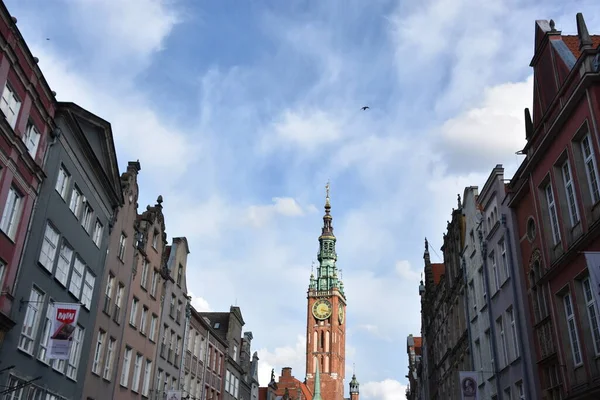 GDANSK, POLAND - 19 AUG; Polonya 'nın Gdansk kentindeki Gdansk Müzesi (Main Town Hall), 19 Ağustos 2019.