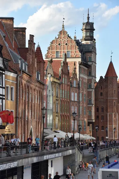 Gdansk Poland Aug Gamla Stan Gdansk Polen Sett Den Augusti — Stockfoto