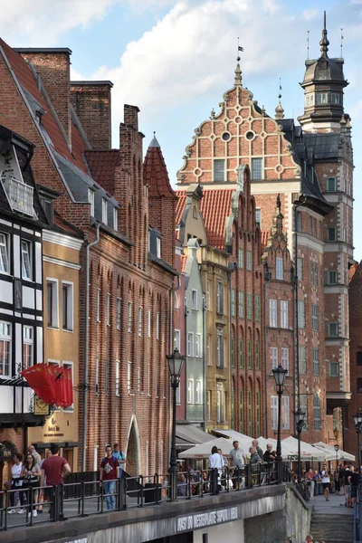 Gdansk Poland Aug Óváros Gdansk Lengyelország 2019 Augusztus Állapot Szerint — Stock Fotó