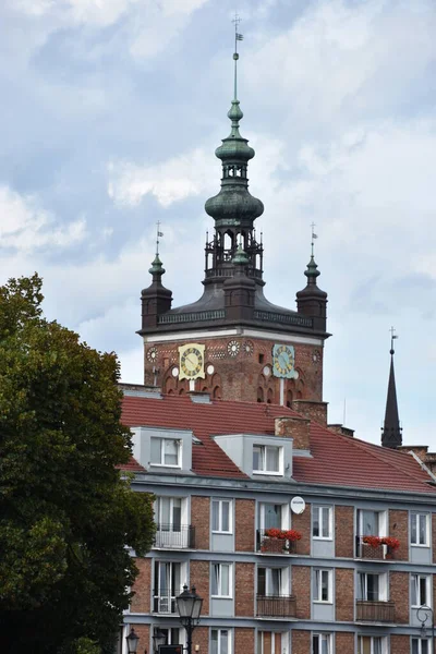 Gdansk Polen Aug Oude Stad Gdansk Polen Gezien Aug 2019 — Stockfoto