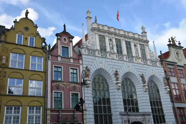 GDANSK, POLAND - 19 Ağustos 2019 'da Polonya' nın Gdansk şehrinde görüldüğü gibi.