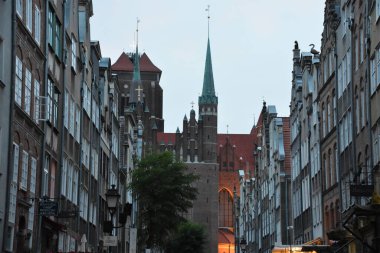 GDANSK, POLAND - 20 Ağustos 2019 'da Polonya' nın Gdansk şehrinde görüldüğü gibi.