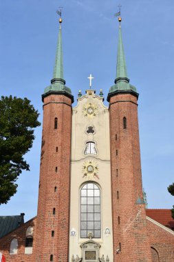 GDANSK, POLAND - 20 AUG; Polonya 'nın Gdansk kentindeki Oliwa Katedrali, 20 Ağustos 2019.