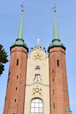 GDANSK, POLAND - 20 AUG; Polonya 'nın Gdansk kentindeki Oliwa Katedrali, 20 Ağustos 2019.