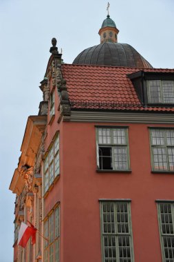 GDANSK, POLAND - 20 Ağustos 2019 'da Polonya' nın Gdansk kentindeki Royal Chapel.