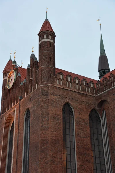 Gdansk Polsko Srpna 2019 Bazilika Panny Marie Nanebevzetí Panny Marie — Stock fotografie