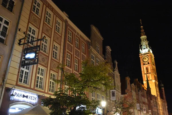Gdansk Poland Aug Старе Місто Гданську Польща Видно Серпня 2019 — стокове фото