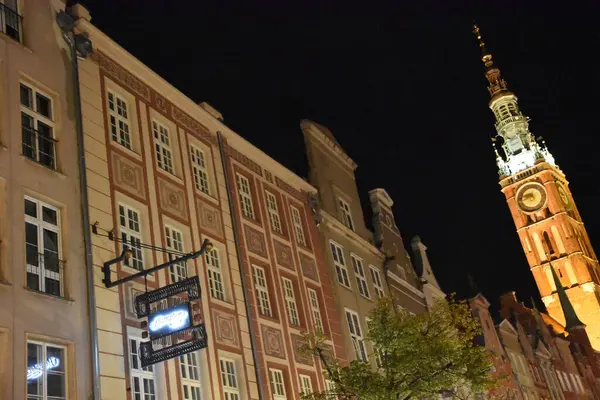 Gdansk Polen Aug Altstadt Danzig Polen Gesehen August 2019 — Stockfoto
