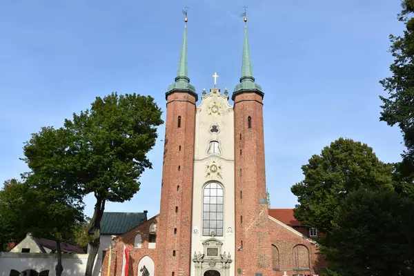 Gdansk Poland Aug Oliwa Cathedral Gdansk Poland Seen Aug 2019 — Stock Photo, Image