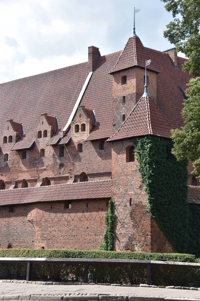 波兰Malbork的Malbork城堡 — 图库照片