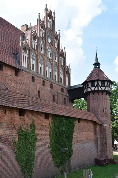 Zamek Malborku Polska — Zdjęcie stockowe