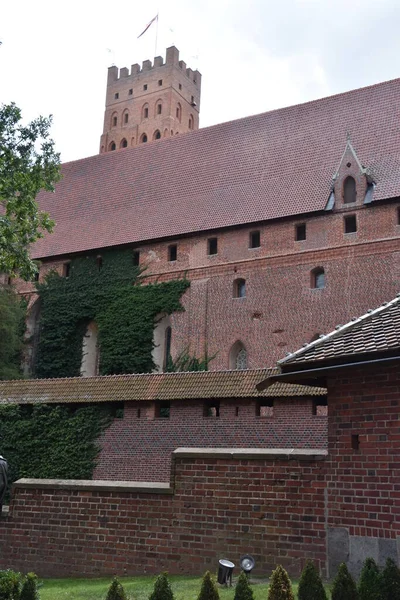 Κάστρο Malbork Στο Malbork Πολωνία — Φωτογραφία Αρχείου
