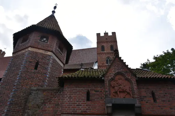 Κάστρο Malbork Στο Malbork Πολωνία — Φωτογραφία Αρχείου