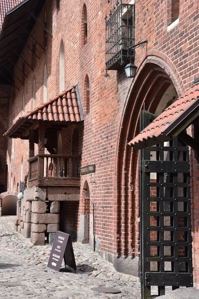 stock image Malbork Castle in Malbork, Poland