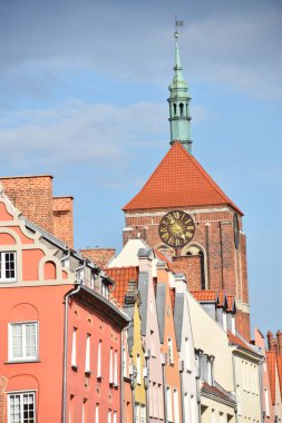 GDANSK, POLAND - 20 Ağustos 2019 'da Polonya' nın Gdansk şehrinde görüldüğü gibi.