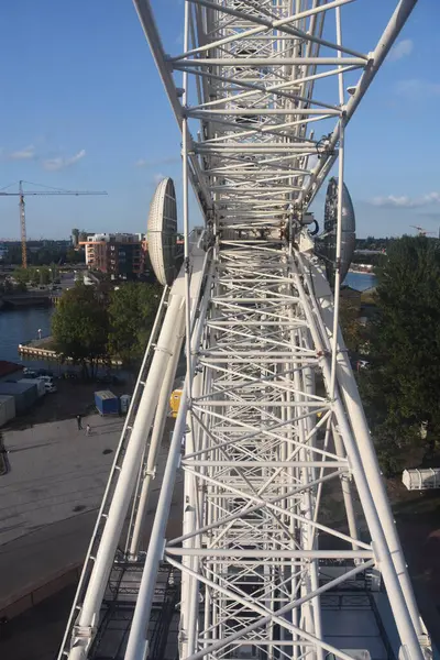 Gdansk Poland Aug Ambersky Gdansk Ferris Wheel Gdanskban Lengyelországban 2019 — Stock Fotó