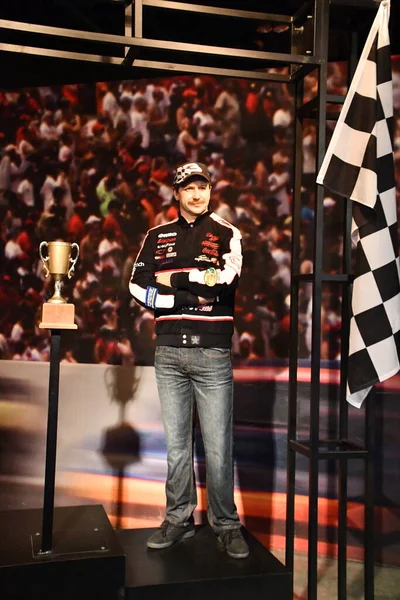 Pigeon Forge Apr Dale Earnhardt Standbeeld Hollywood Wax Museum Pigeon — Stockfoto