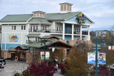 PIGEON Forge, TN - 12 Nisan 2022 'de Tennessee' deki Pigeon Forge Adası. 