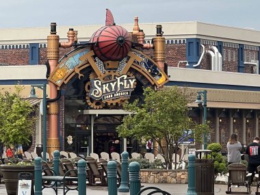 PIGEON Forge, TN - 12 Nisan 2022 'de Tennessee' deki Pigeon Forge Adası. 