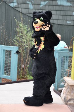 SEVIERVILLE TN - 13 Nisan 2022 'de görüldüğü üzere Sevierville, Tennessee' deki Dollywood Tema Parkı.