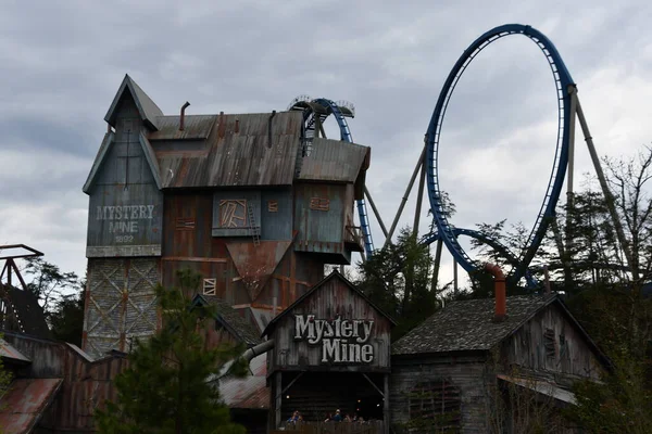 stock image SEVIERVILLE TN - APR 13: Dollywood Theme Park in Sevierville, Tennessee, as seen on April 13, 2022.