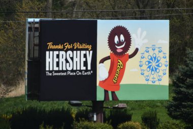 17 Nisan 2022 'de Hershey, Pennsylvania' da görülen Hersheys Çikolata Dünyası..