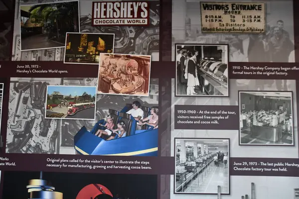 Hersheys Çikolata Turu, 17 Nisan 2022 'de Hershey, Pennsylvania' daki Hersheys Çikolata Dünyası 'nda görüldü..