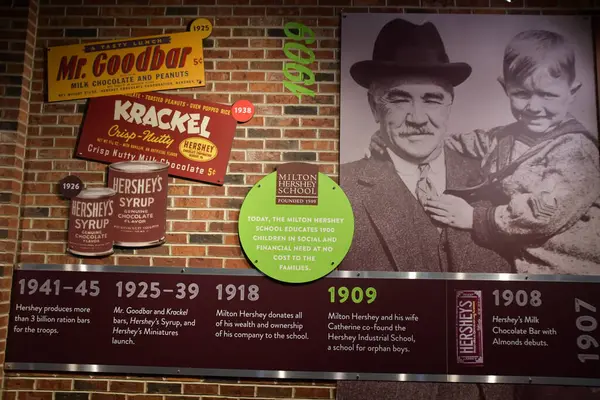 Hersheys Çikolata Turu, 17 Nisan 2022 'de Hershey, Pennsylvania' daki Hersheys Çikolata Dünyası 'nda görüldü..