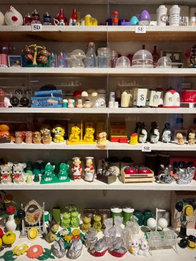 GATLINBURG TN - 10 Nisan 2022 'de Gatlinburg, Tennessee' deki Salt & Pepper Müzesi.