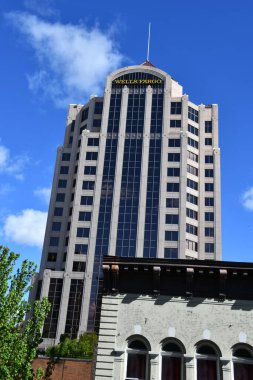 ROANOKE VA - 9 Nisan 2022 'de görüldüğü gibi, Virginia' nın Roanoke kasabası..