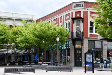 ROANOKE VA - 9 Nisan 2022 'de görüldüğü gibi, Virginia' nın Roanoke kasabası..