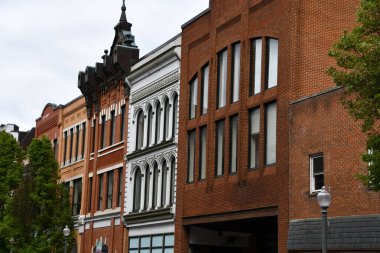 ROANOKE VA - 9 Nisan 2022 'de görüldüğü gibi, Virginia' nın Roanoke kasabası..