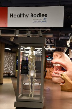 ROANOKE VA - 9 Nisan 2022 'de Roanoke, Virginia' daki Batı Virginia Bilim Müzesi.