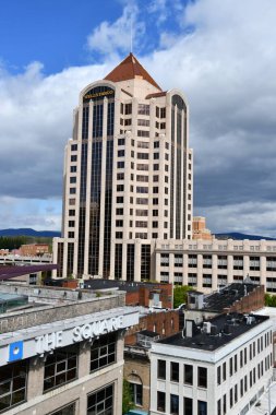 Roanoke, Virginia 'daki Wells Fargo ofis binası, 4 Eylül 2023' te görüldüğü gibi..