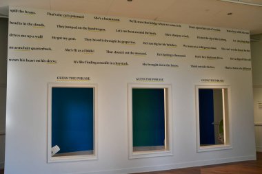 WASHINGTON DC - 2. Sezon, 2023 'te Washington DC' de bir dil sanatları müzesi olan Planet Word 'de sergi.