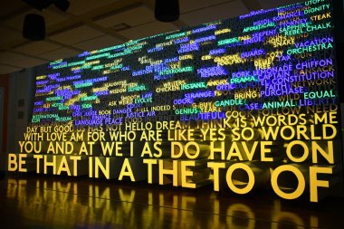 WASHINGTON DC - 2. Sezon, 2023 'te Washington DC' de bir dil sanatları müzesi olan Planet Word 'de sergi.