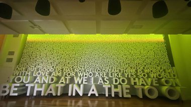 Washington DC 'deki bir dil sanatları müzesi olan Planet Word' deki sergiden Kelimeler nereden geliyor, 2..