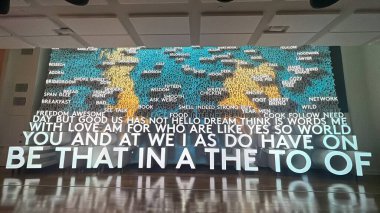 Washington DC 'deki bir dil sanatları müzesi olan Planet Word' deki sergiden Kelimeler nereden geliyor, 2..