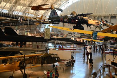 Chantilly, Virginia 'daki Smithsonian Hava ve Uzay Müzesi' nin bir parçası olan Steven F Udvar-Hazy Center 'da 3..