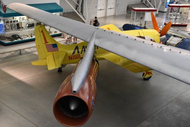 Chantilly, Virginia 'daki Smithsonian Hava ve Uzay Müzesi' nin bir parçası olan Steven F Udvar-Hazy Center 'da 3..