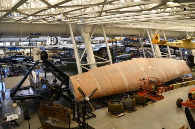 Chantilly, Virginia 'daki Smithsonian Hava ve Uzay Müzesi' nin bir parçası olan Steven F Udvar-Hazy Center 'da 3..