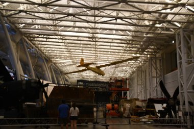 Chantilly, Virginia 'daki Smithsonian Hava ve Uzay Müzesi' nin bir parçası olan Steven F Udvar-Hazy Center 'da 3..