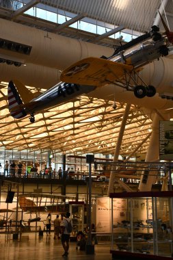 Chantilly, Virginia 'daki Smithsonian Hava ve Uzay Müzesi' nin bir parçası olan Steven F Udvar-Hazy Center 'da 3..