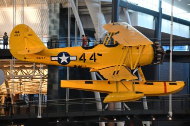 Chantilly, Virginia 'daki Smithsonian Hava ve Uzay Müzesi' nin bir parçası olan Steven F Udvar-Hazy Center 'da 3..