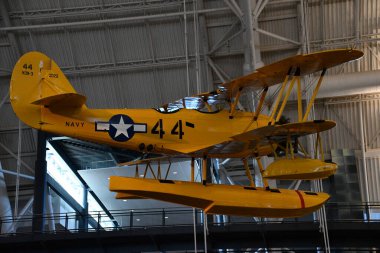 Chantilly, Virginia 'daki Smithsonian Hava ve Uzay Müzesi' nin bir parçası olan Steven F Udvar-Hazy Center 'da 3..