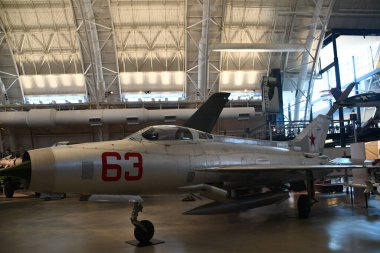 Chantilly, Virginia 'daki Smithsonian Hava ve Uzay Müzesi' nin bir parçası olan Steven F Udvar-Hazy Center 'da 3..