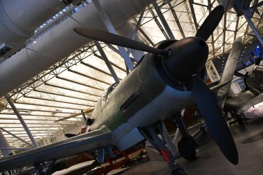 Chantilly, Virginia 'daki Smithsonian Hava ve Uzay Müzesi' nin bir parçası olan Steven F Udvar-Hazy Center 'da 3..