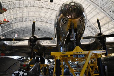 Chantilly, Virginia 'daki Smithsonian Hava ve Uzay Müzesi' nin bir parçası olan Steven F Udvar-Hazy Center 'da 3..