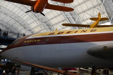 Chantilly, Virginia 'daki Smithsonian Hava ve Uzay Müzesi' nin bir parçası olan Steven F Udvar-Hazy Center 'da 3..